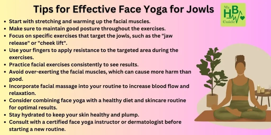 Tips for Effective Face Yoga for Jowls