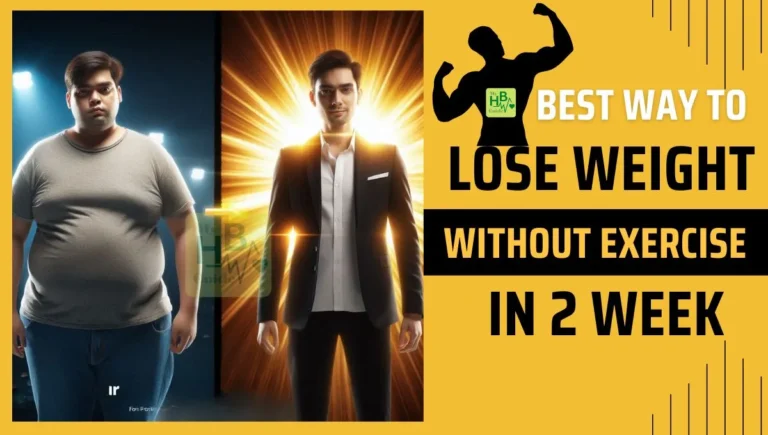 Best Way to Lose Weight Without Exercise